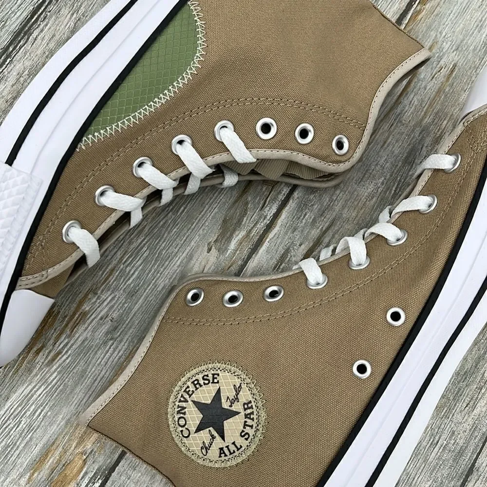 Converse Chuck Taylor All Star Earth Tones Hightop Sneaker Shoes Size 11.5 - Picture 5 of 11